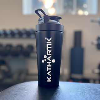 Kathartik Shaker Bottle in a gym setting